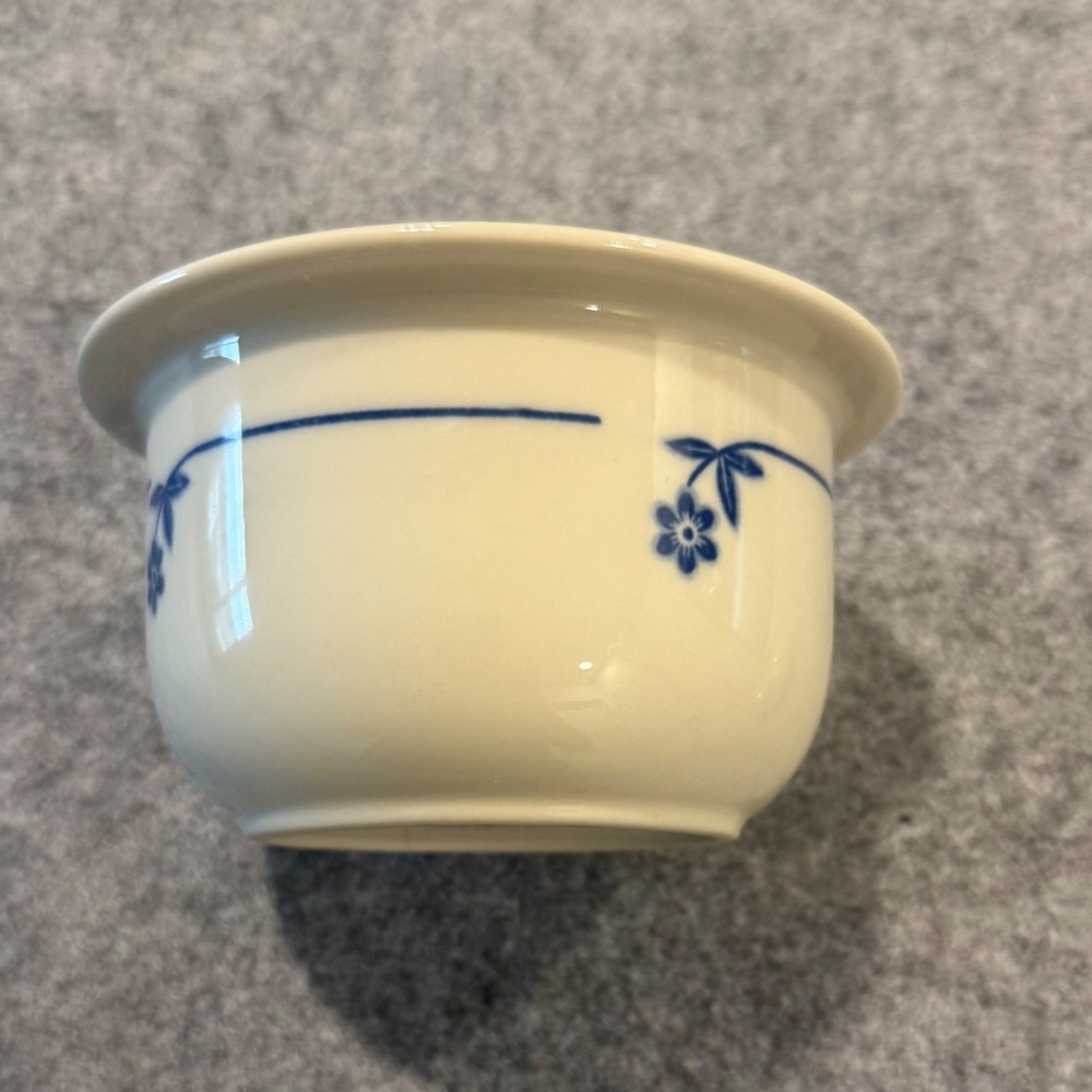 Permastone Sugar Bowl Base Vintage OS Sahara Blue Excellent Stoneware Japan 316